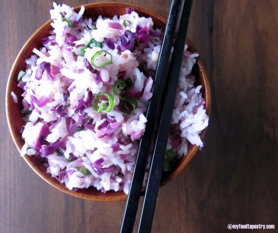 Purple Rice Bowl - Chinese Style